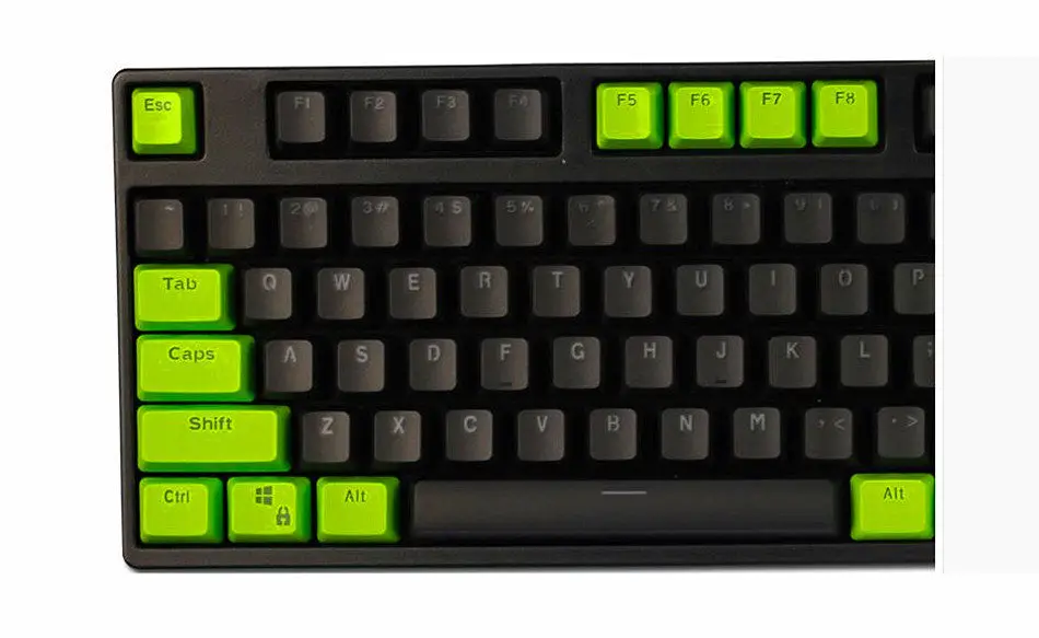87/104 клавиш токсичная клавиатура PBT Keycap ANSI полупрозрачные колпачки для с