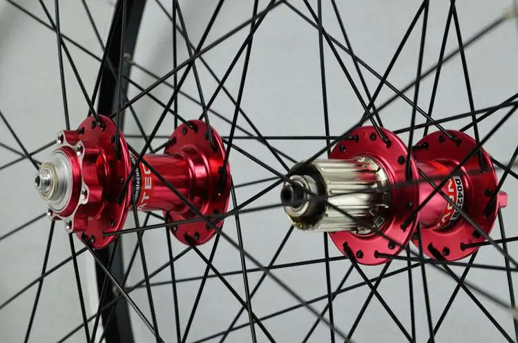Novatec 041/042 MTB горный велосипед передний 2rear4 уплотнительный подшипник ступицы барабаны V/Дисковые тормоза колеса набор колес 7-11 скорость кассеты