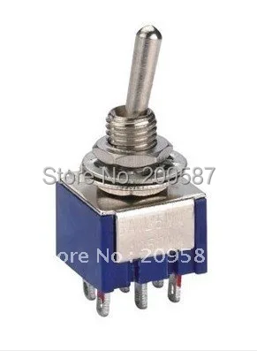 100 шт. 6 контактный переключатель DPDT ON 6A 125VAC|switch switch|switch 100pcsswitch toggle |