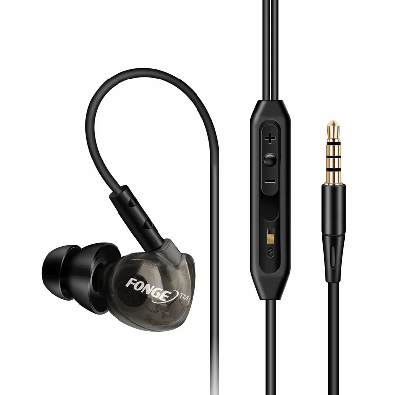 Водонепроницаемые наушники Fonge вкладыши HIFI Спортивная басовая гарнитура с