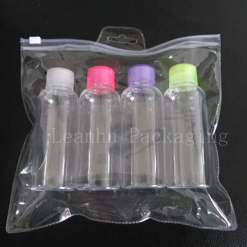 100ml plastic bottle cap cosmetic travel sets Lotion water container Travel kit flower lotion bottle shampoo lotion bottles