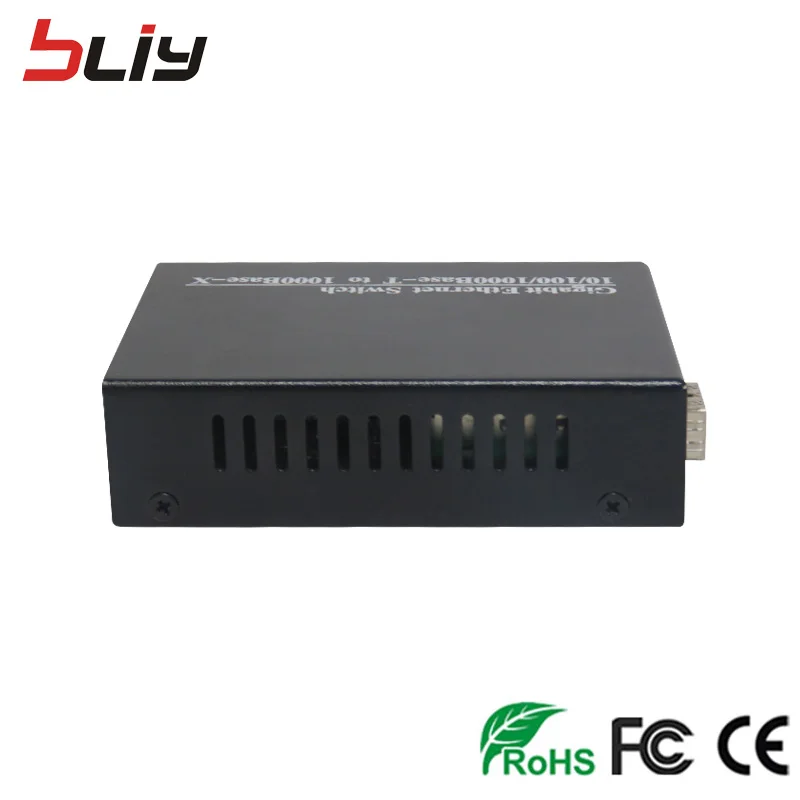 Коммутатор ethernet Gigabit 3 порта 1 порт sfp и 2 оптоволоконный коммутатор SFP 1000