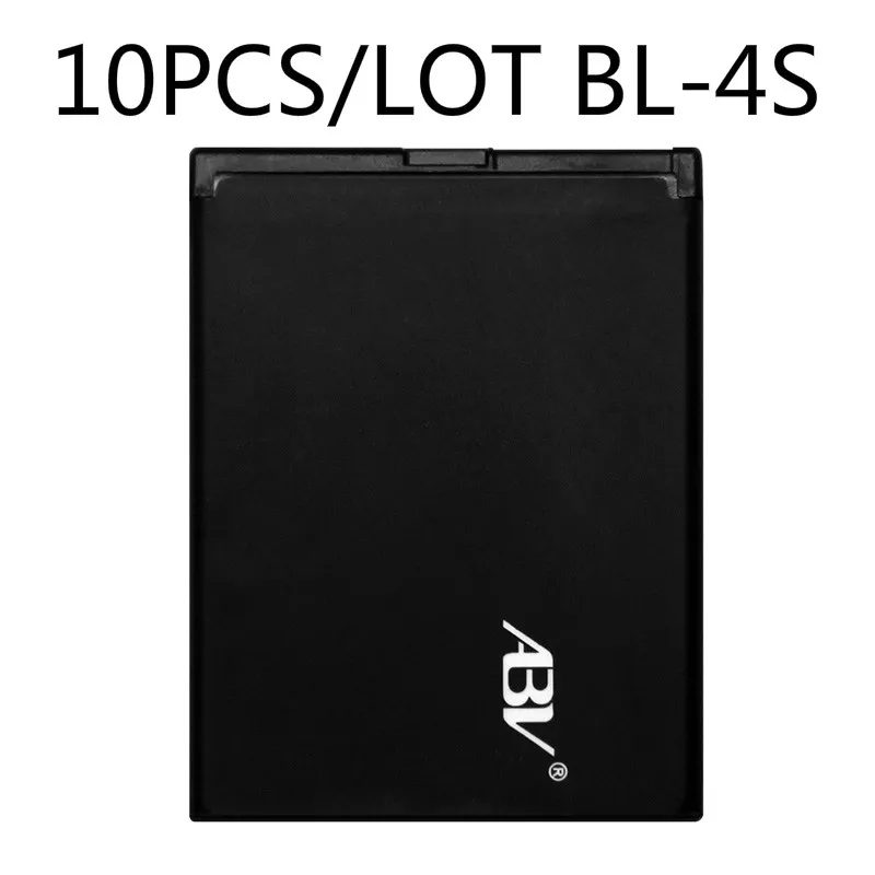10 шт./лот акумуляторная батарея BL 4S Батарея для Nokia 2680s 3600s 3602S 3710f 3711 6202c 6208c 7020 7100S