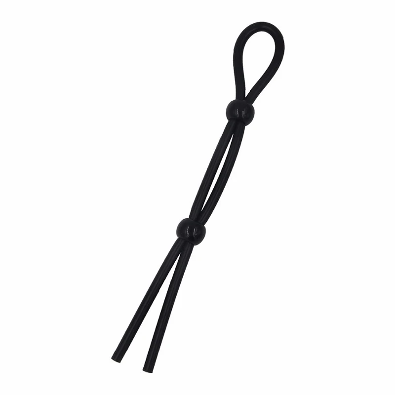 Новый мужской силиконовый замок веревка резьба кольцо с задержкой