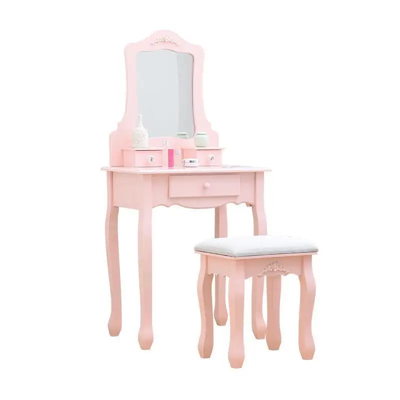 Schminktisch Mesa De Maquiagem Aparador Coiffeuse Avec Miroir Европейский деревянный стол Корейская мебель