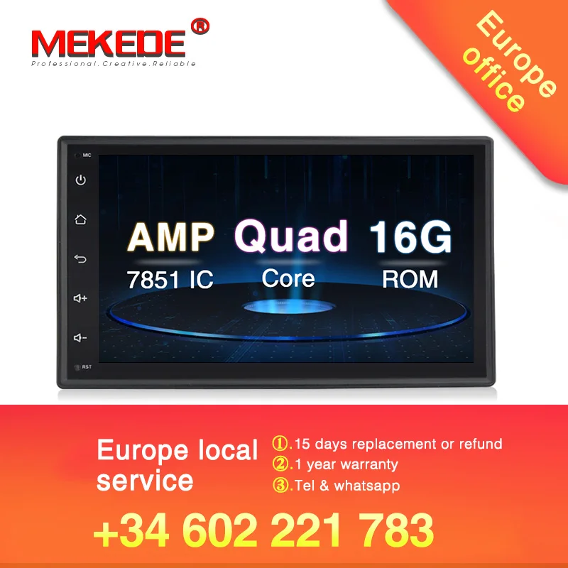 MEKEDE Автомобильный мультимедийный плеер android 8,1 автомобильный DVD gps плеер 2 din радио универсальный gps навигатор для Nissan Toyota универсальный