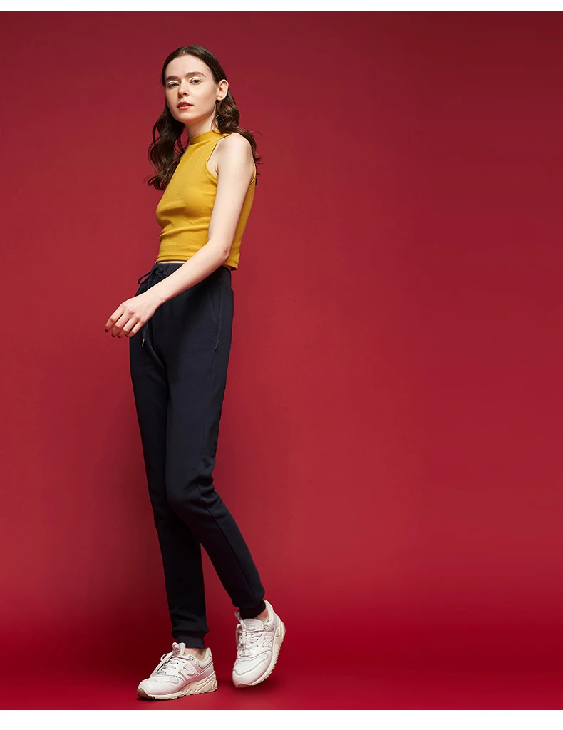 Toyouth Для женщин осень штаны длинные брюки Mujer Pantalones дамы костюм плавки Harajuku упругие талии брюки