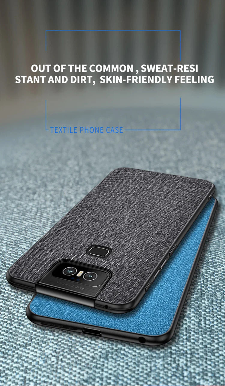 Роскошный тканевый чехол для Asus Zenfone 6 ZS630KL, кожаный мягкий чехол из ТПУ, Жесткий Чехол из поликарбоната Для Zenfone 6, противоударный чехол