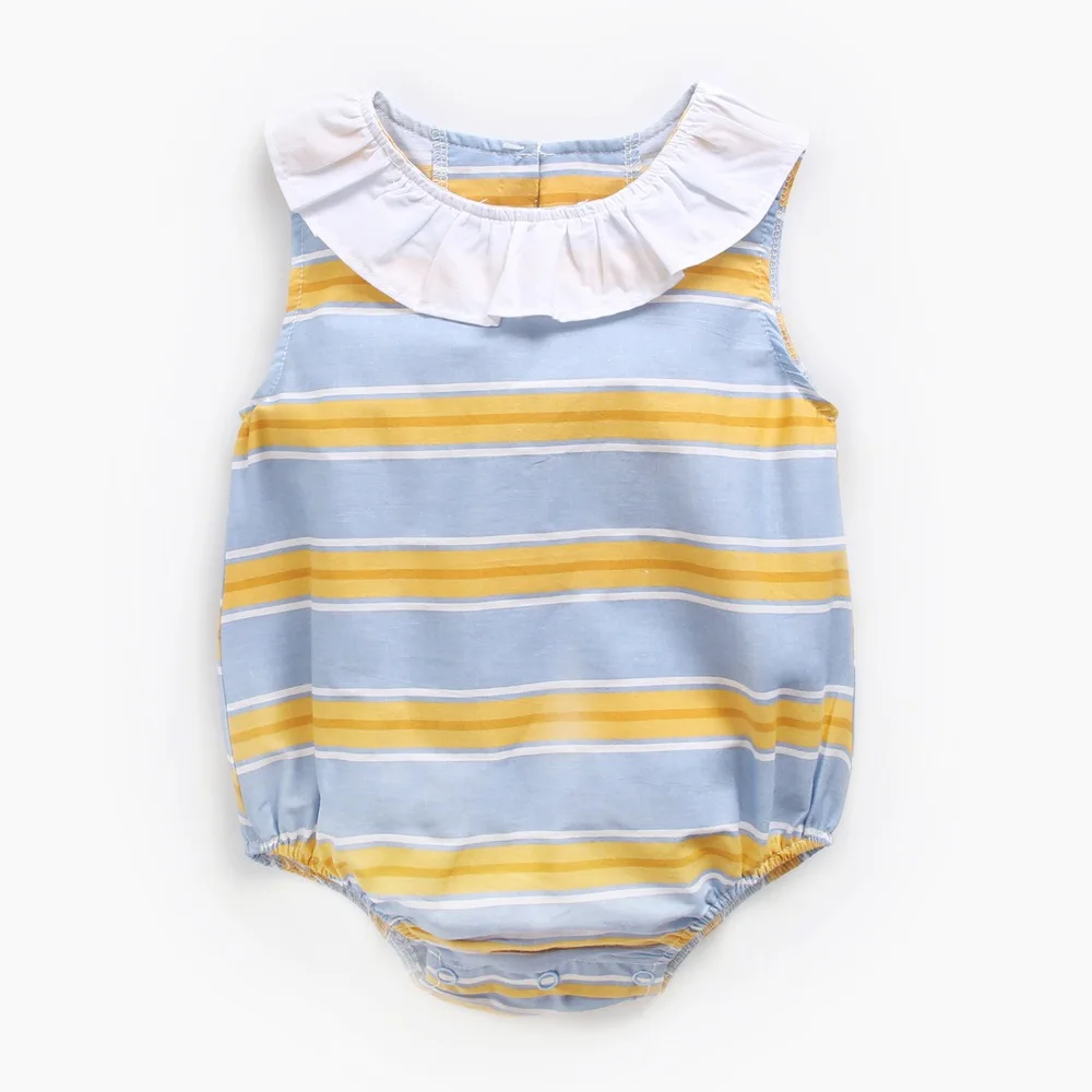 Одежда для малышей летний Боди девочек хлопковая одежда новорожденных на