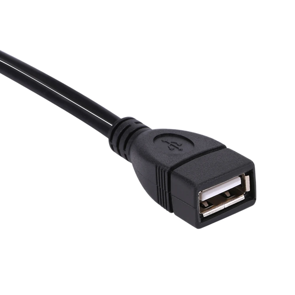 USB 2 0 A Женский до двойной Мужской концентратор адаптер питания Y сплиттер кабель