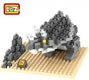 LOZ diamond mini building blocks Jurassic park Tyrannosaurus Ceratopsian stegosaurus brontosaurus kids toys | Игрушки и хобби
