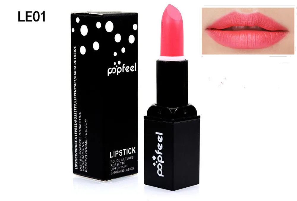 POPFEEL брендовая матовая помада ручка для губ косметика красоты Матовый тинт