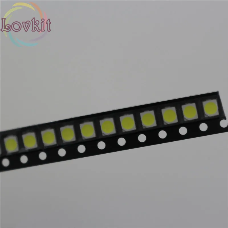 1000 шт PLCC 2 оранжевый Янтарный светодиод 1210 3528 SMD ультра яркие светоизлучающие