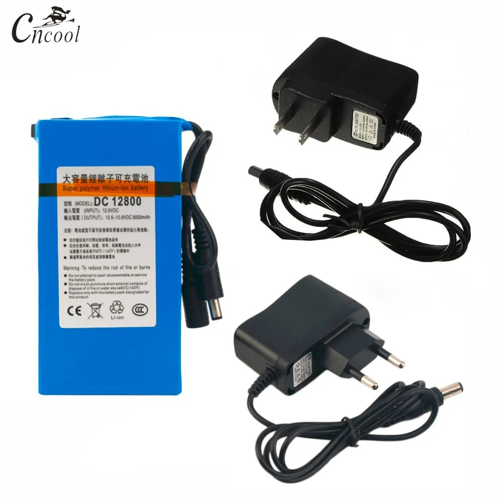 Cncool DC12800 12 V 8000 MAH аккумуляторная батарея портативная литий-ионная mAh с ЕС/США