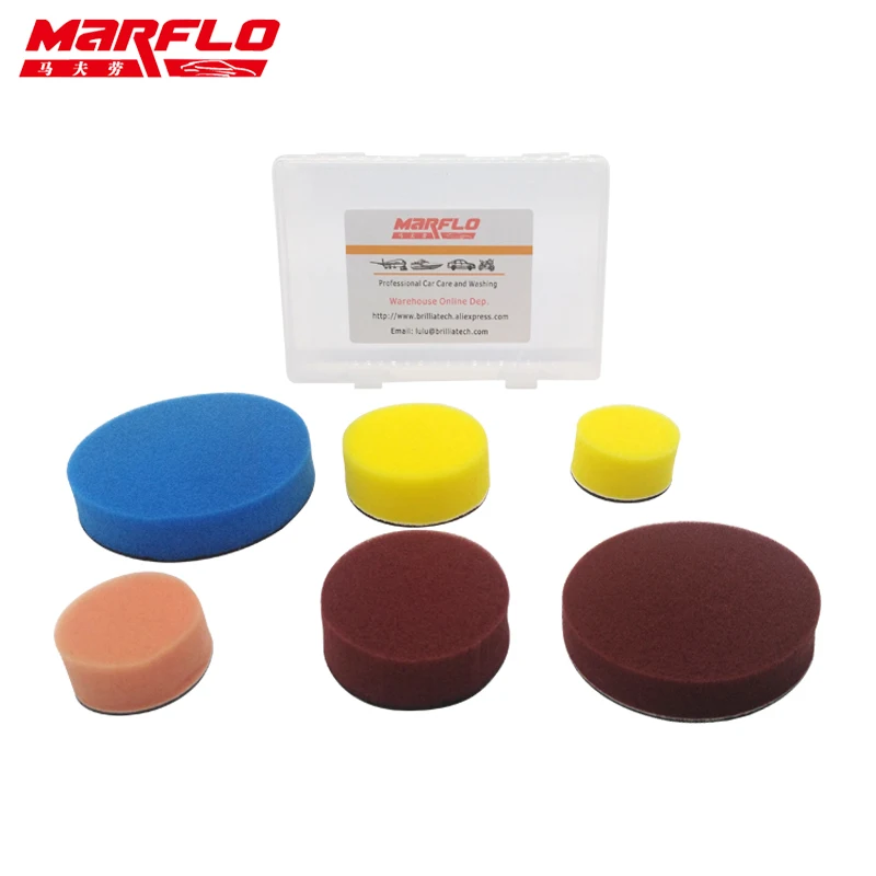 Губка для полировки Marflo Brilliatech набор губки воском 1 2 дюйма 3 6 шт. в