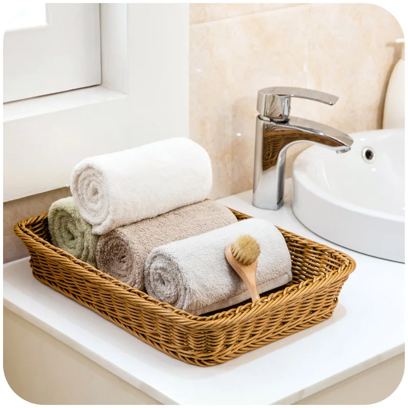 2018 новые корзины для хранения ротанга ручной работы хлеб еда корзина с фруктами