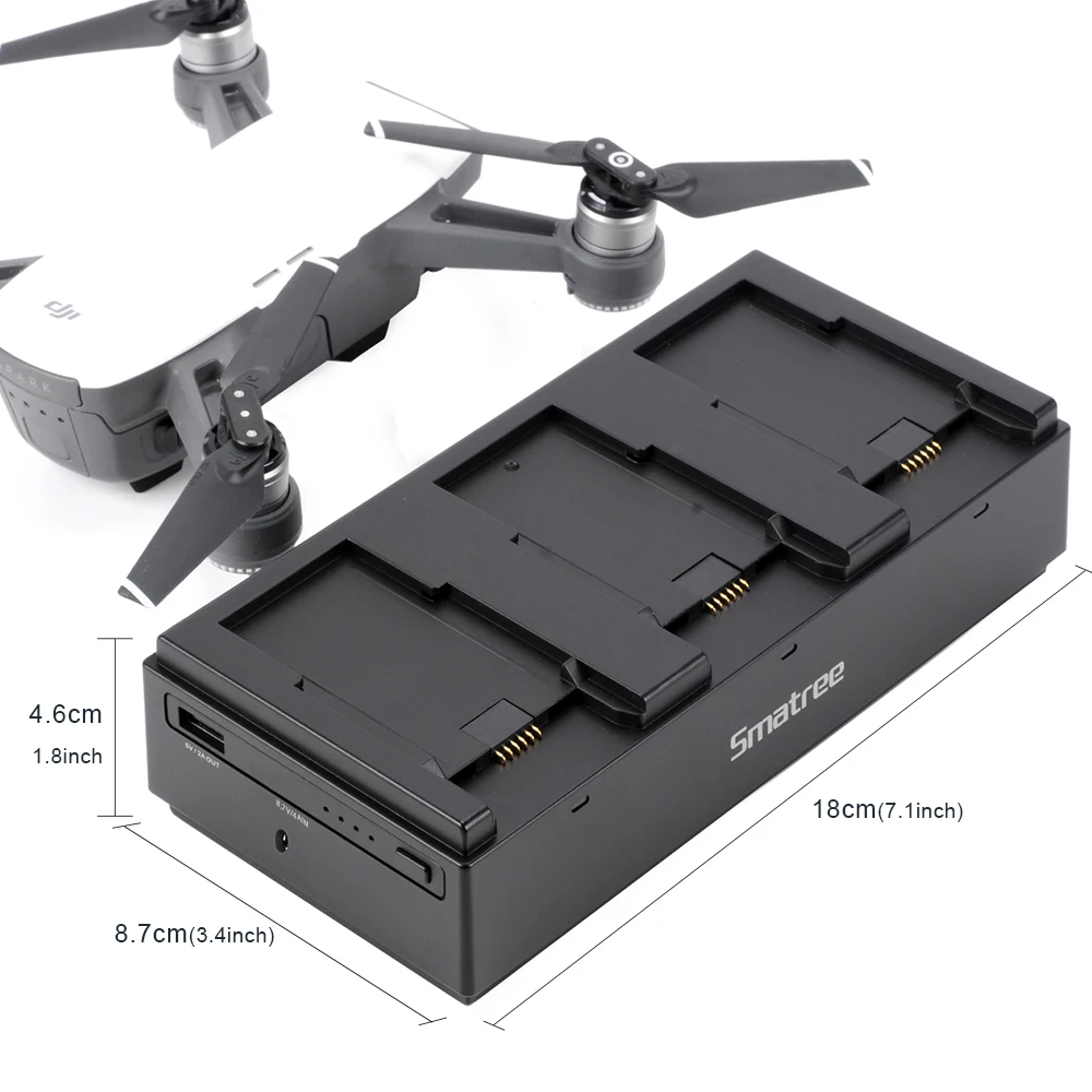 Портативное зарядное устройство Smatree для DJI Spark Drone интеллектуальный