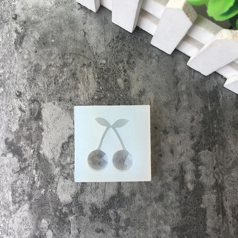 DIY силиконовая форма вишни для изготовления ювелирных изделий подвесная