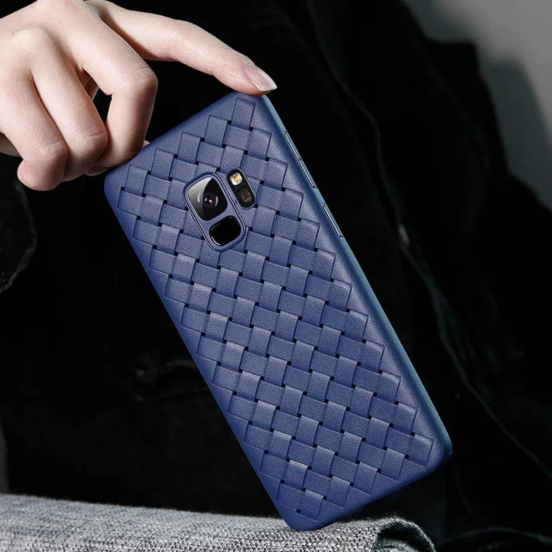 Мягкий ТПУ сетчатый тканевый чехол для Samsung S10 S8 S9 Plus Note 9 8 A3 A5 J3 J5 J7 2016 2017 A6 A8 A9 J8 2018 |