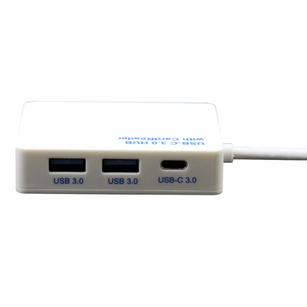 Концентратор USB 3 0 Type C концентратор OTG с 2 портами и 4 слотами для карт памяти SD/TF/MS/M2