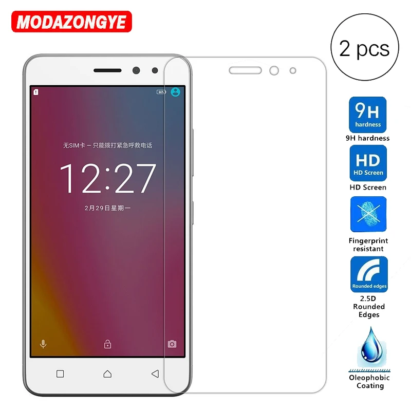 Закаленное стекло для Lenovo K6 K33a48 K 6 2 шт. защитная пленка 2.5D 9H Vibe K33a48|tempered glass|glass for