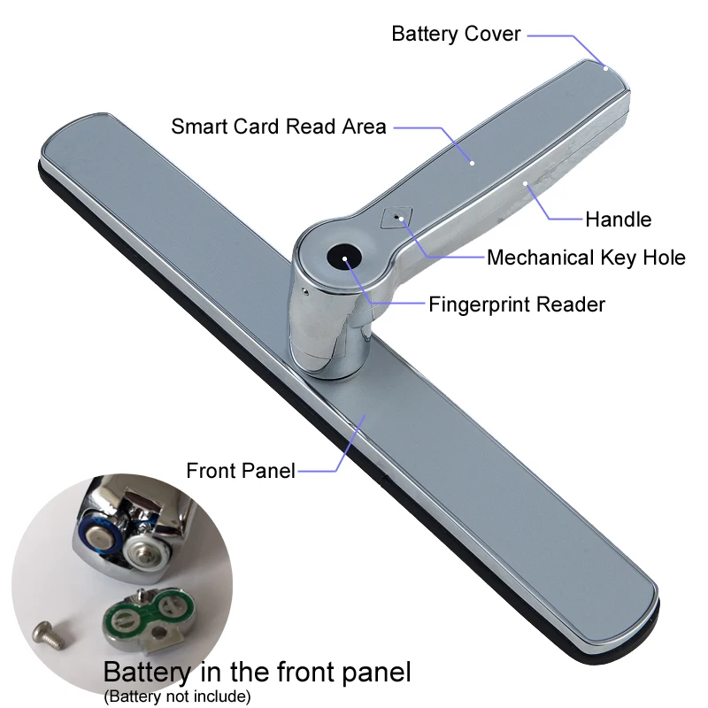 RAYKUBE биометрический дверной замок отпечатков пальцев смарт карта без ключа