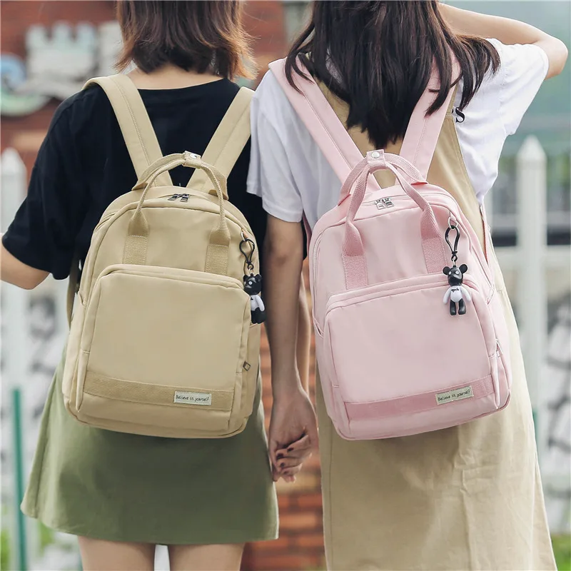 

Korean Large Capacity Women Backpack Waterproof Laptop Bag Gril School Backpack Feminina Shoulder Schoolbag Lady Bagpack