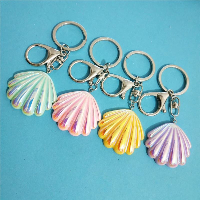 Блестящий брелок из смолы для девочек милый модный ключей оптовая продажа