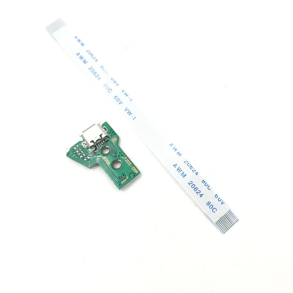 Разъем USB для зарядки контроллера PS4 12 контактов JDS 055|Запасные части| |
