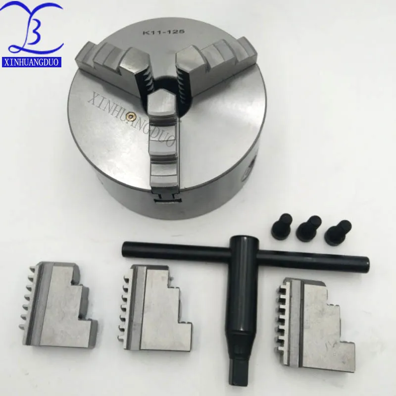 K11-125 3-кулачковый патрон/125 мм ручной токарный патрон/3-кулачковый