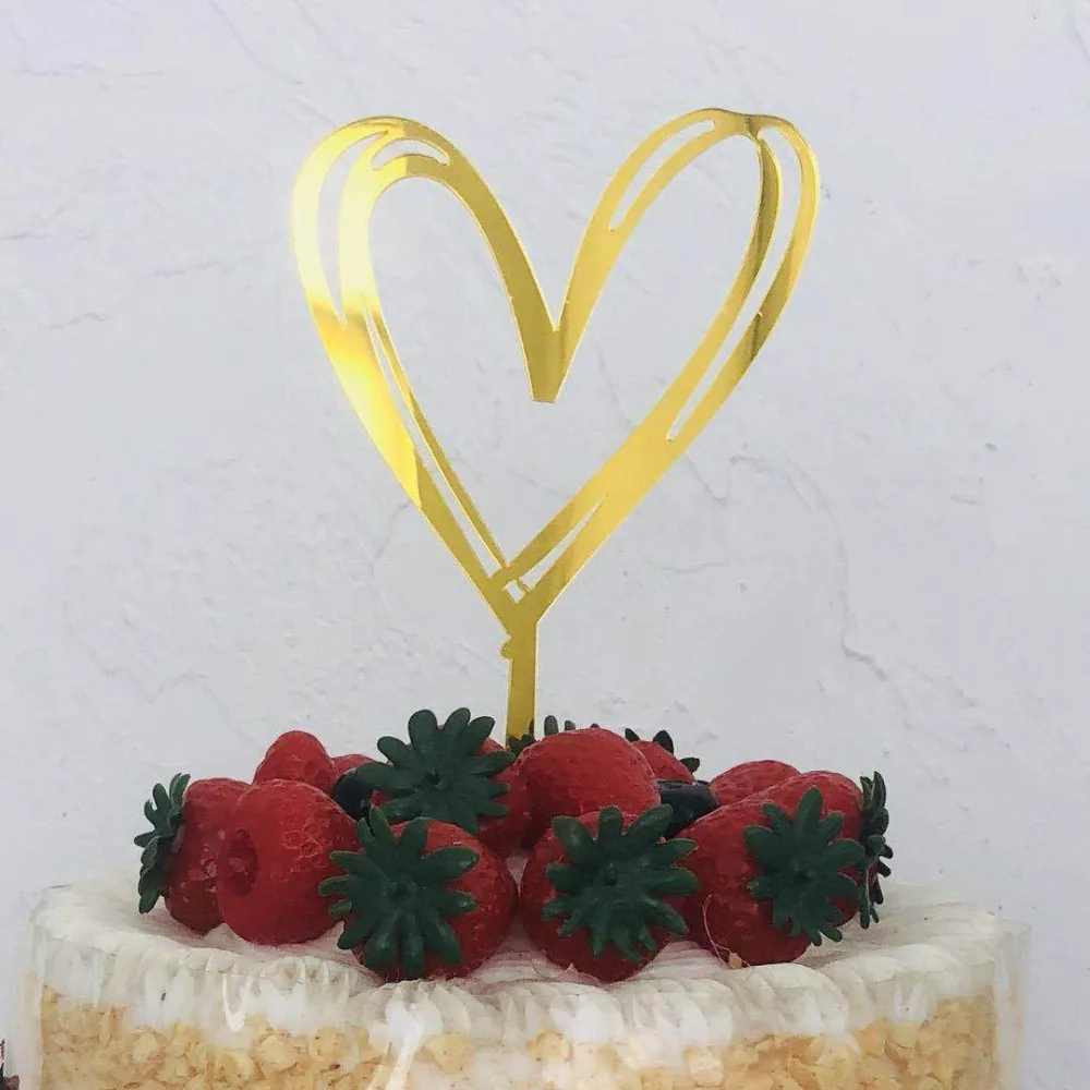 1 шт акриловые буквы Happy украшение для именинного торта цвета: золотистый, серебристый торт украшение в виде флага для маленьких детей День рождения свадебные принадлежности