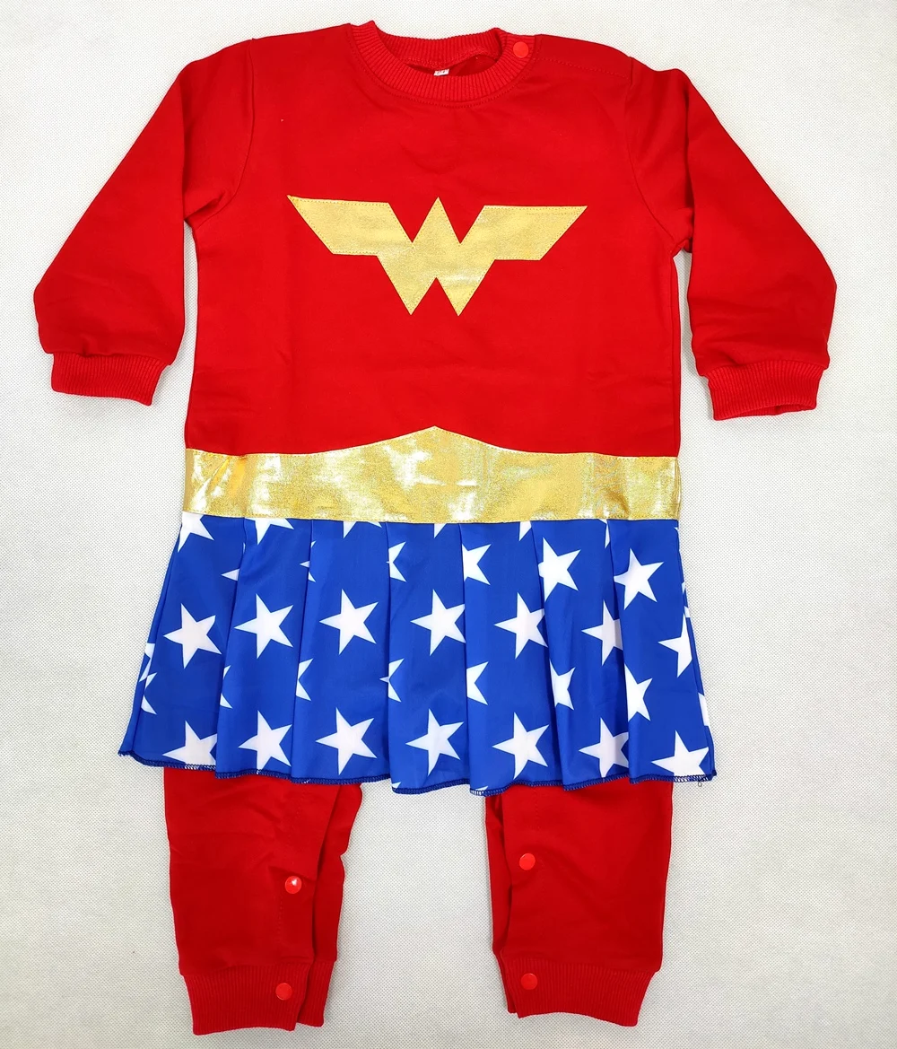 WonderGirls Costume Halloween Baby Romper Dress jumpsuit toddllers Cosplay |