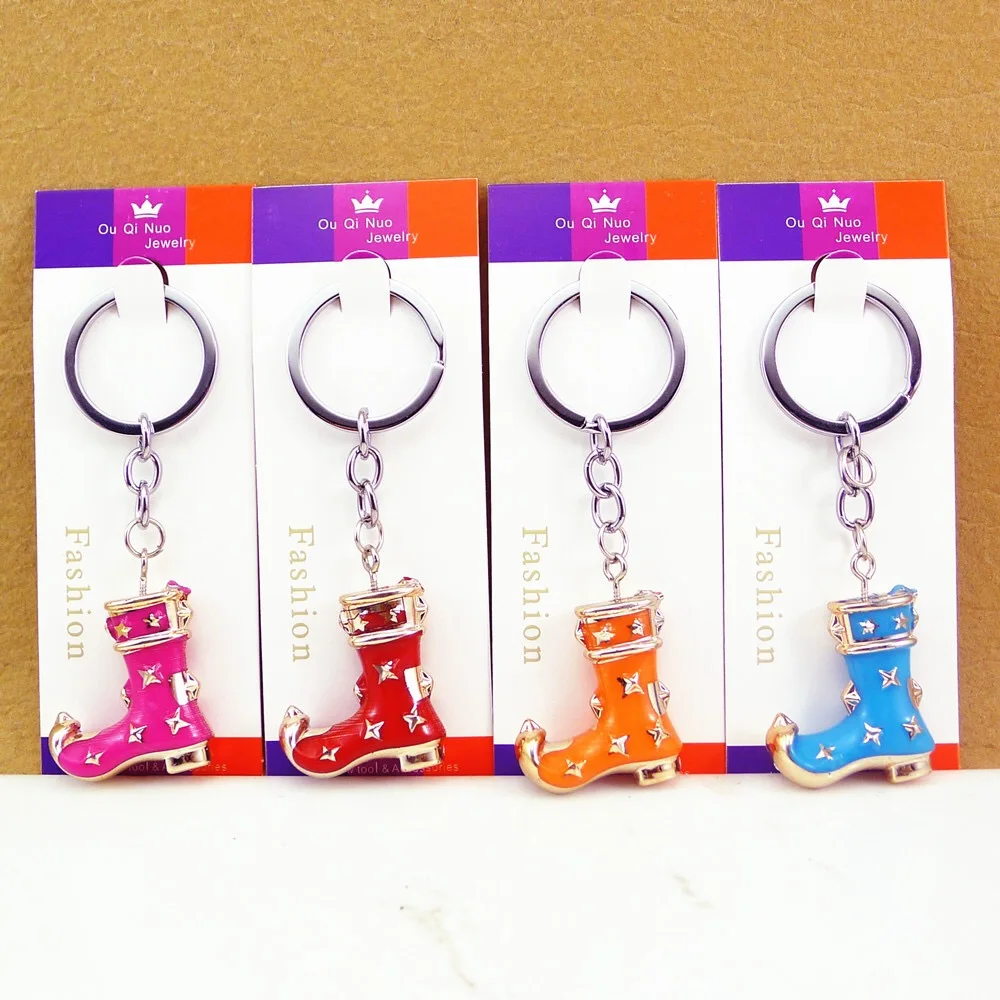 Бесплатная доставка 100 шт./лот брелок ботинки из цинкового сплава металлический