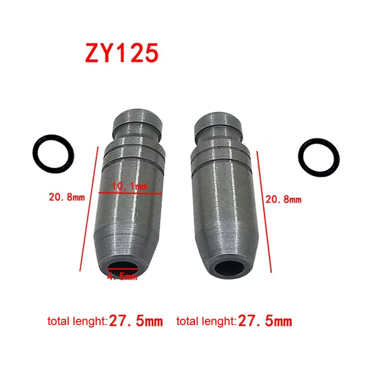 ZY125 Пара направляющая клапана трубы для мотоцикла и скутера Yamaha GY650 GY6125 GY6 GN CG 50 125 150 200 EN125 WY125 CB125 CB150 ZY125 CA250 - Цвет: ZY125