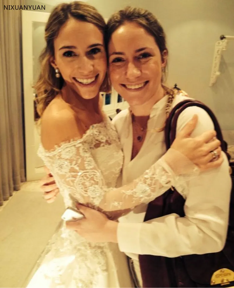 Элегантное кружевное мусульманское свадебное платье с длинным рукавом