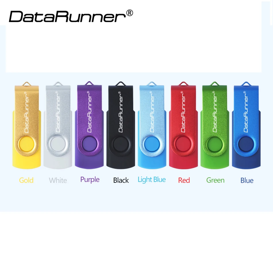 DataRunner Usb 3 0 USB флеш накопитель металлическая ручка 8 ГБ 16 32 64 128 256 вращающаяся