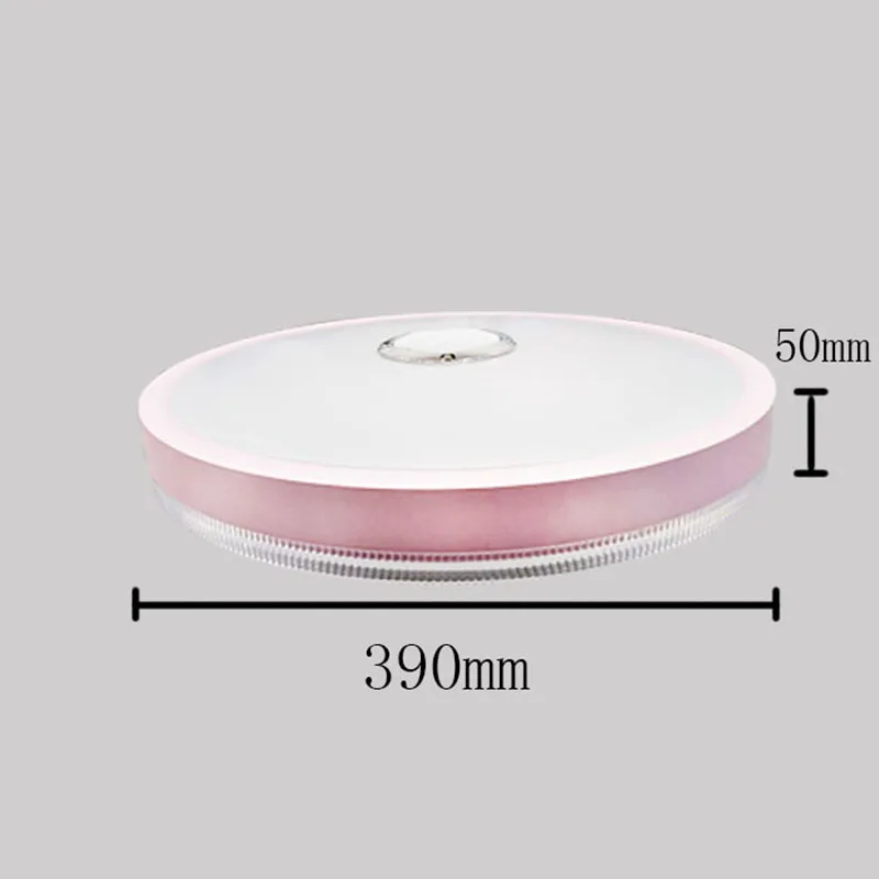 Светодиодный потолочный светильник RGB Dimmable потолочный светильник 36 W APP дистанционного Bluetooth Музыка света Гостиная маленьких Потолочное освещение в спальню