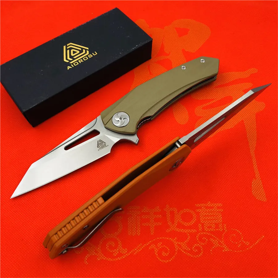 MAXACE original AIOROSU Fengshen series tornado 440C steel blade G10 handle outdoor camping tool