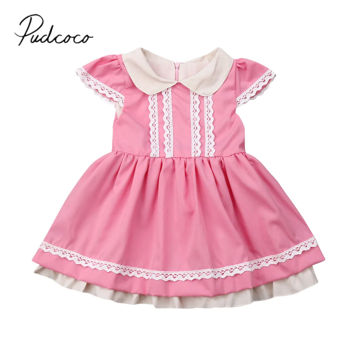 2019 летняя одежда для малышей платье принцессы маленьких девочек вечернее с