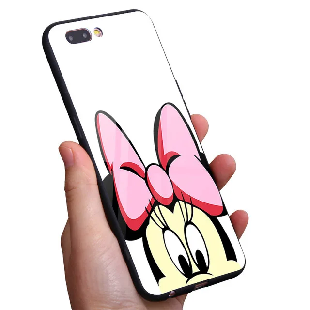 mnanyone Милый мультяшный чехол для телефона из закаленного стекла TPU s для iPhone 11 Pro XR XS MAX X, чехол для iPhone 6 7 8 6 S Plus, чехол, Fundas Coque - Цвет: mnanyone