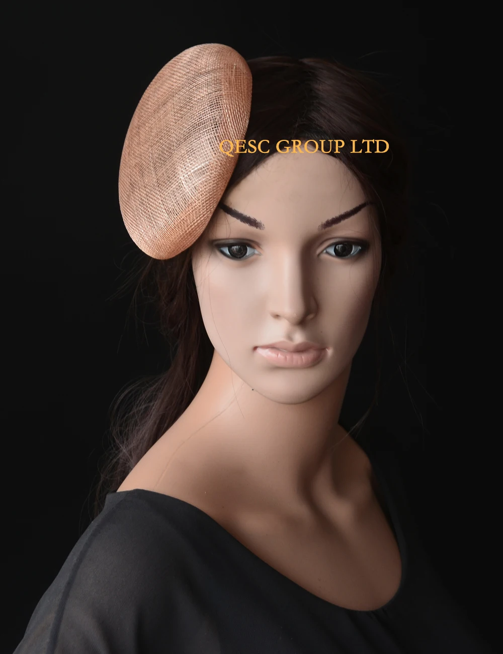 Новинка круглая соломенная плетеная оплетка телесного цвета основа для шляпки