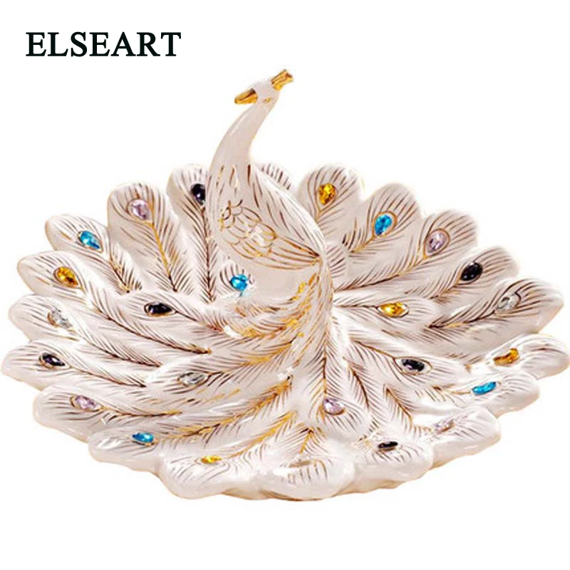 Европейская искусственная фарфоровая тарелка статуэтка для украшения домашнего