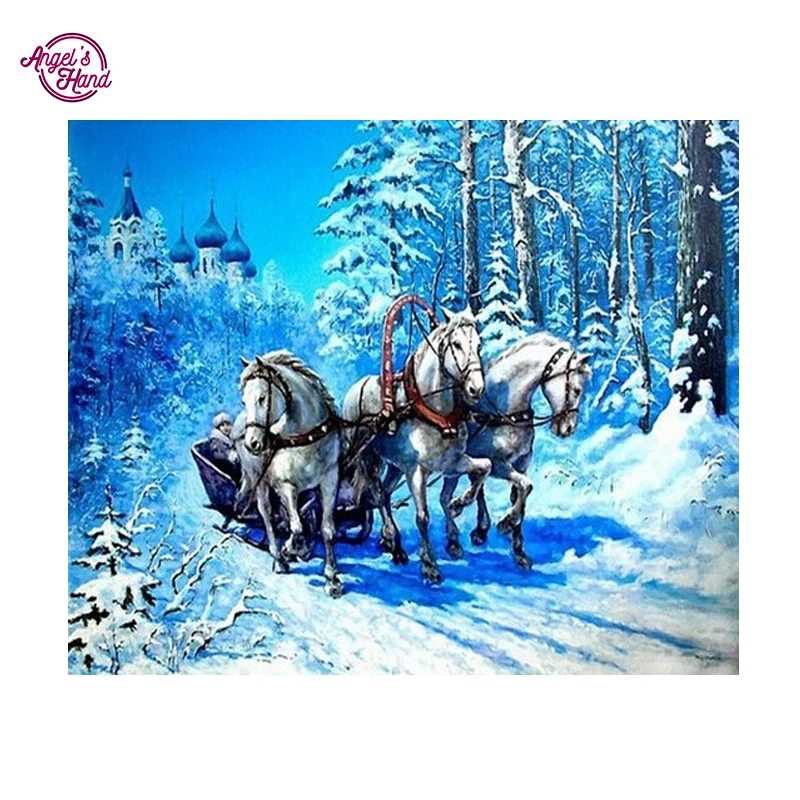 Diy Алмазная картина животное вышивка крестиком Кристалл квадратные алмазные