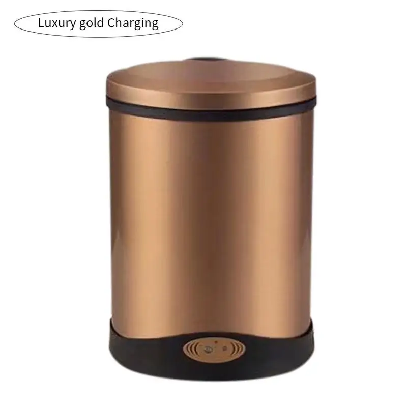C charging Интеллектуальная Индукционная мусорная корзина Бытовая Автоматическая Индукционная нержавеющая сталь расширение ног сенсорный индукционный мусорный бак для хранения - Цвет: C charging
