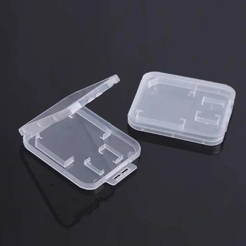 10 шт чехол для карт sd card case Прозрачный Стандартный SD SDHC microsd Дело box TF протектор