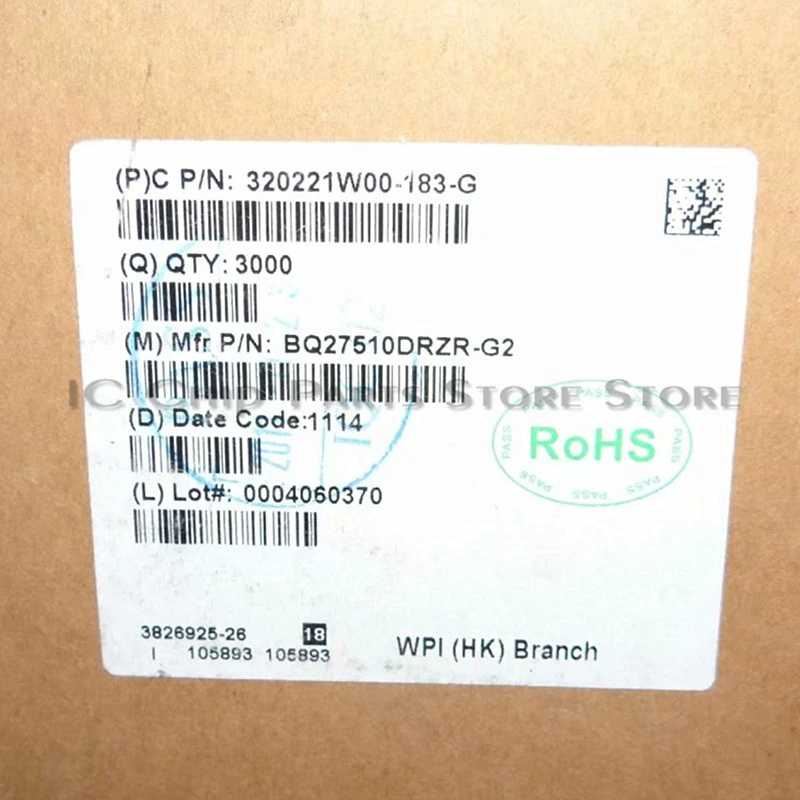 BQ27510DRZR G2 BQ27510 SON12 чип управления батареей 100% Новый оригинальный интегрированный