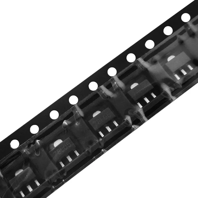 10 шт./лот в катушке 78L05 5V SOT-89 SMD Трехконтактный стабилизатор напряжения хорошее