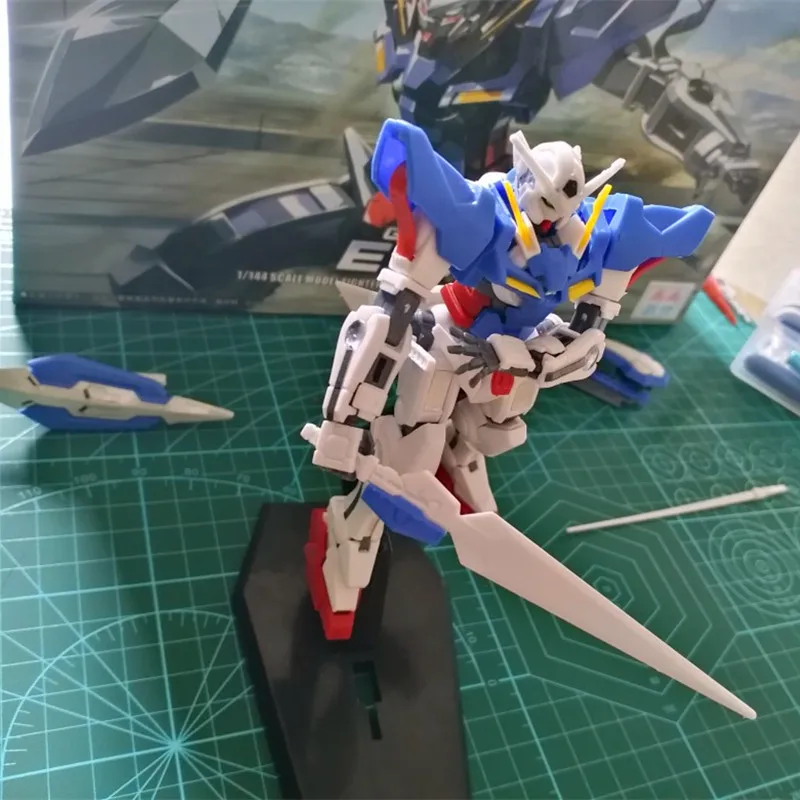 Новый Gundam Модель HG 1:144 весы Mobile Fighter GN-001 EXIA сборки полный набор мобильный костюм