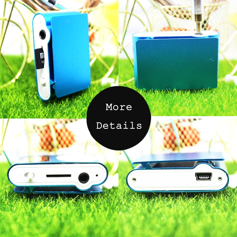 FM MP3 плеер ЖК-экран металлический мини Клип Музыка MP 3 радио Поддержка Micro TF/SD слот портативный плеер Спорт MP3-Player