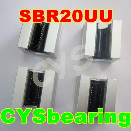 20 шт./лот SBR20UU линейный подшипник блок слайд для ЧПУ мм вал рельса|united rose|bearing